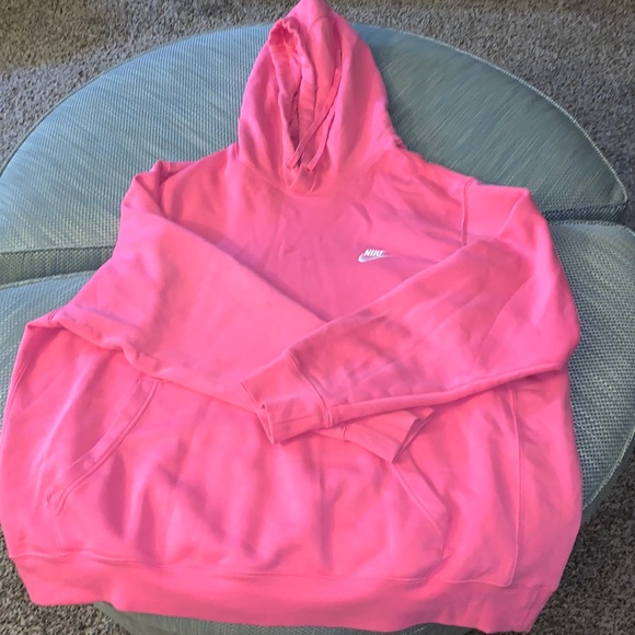 Nike Jackets & Blazers - Hot pink Nike Hoodie